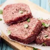 8 biftecks hachés bio, pur boeuf, 15% M.G maximum