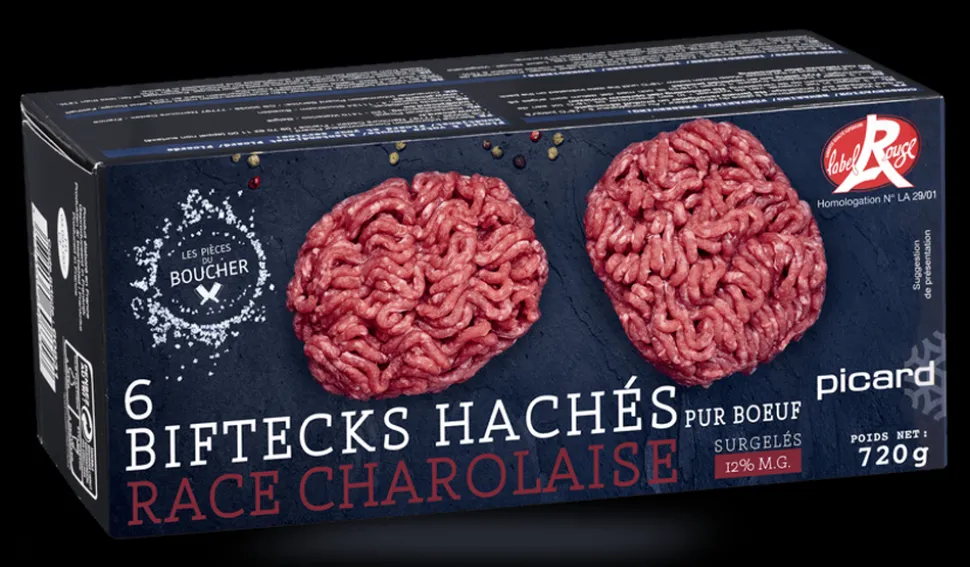 6 biftecks hachés Label Rouge