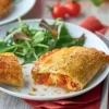 2 chaussons tomate, poivron, mozzarella, pesto rosso
