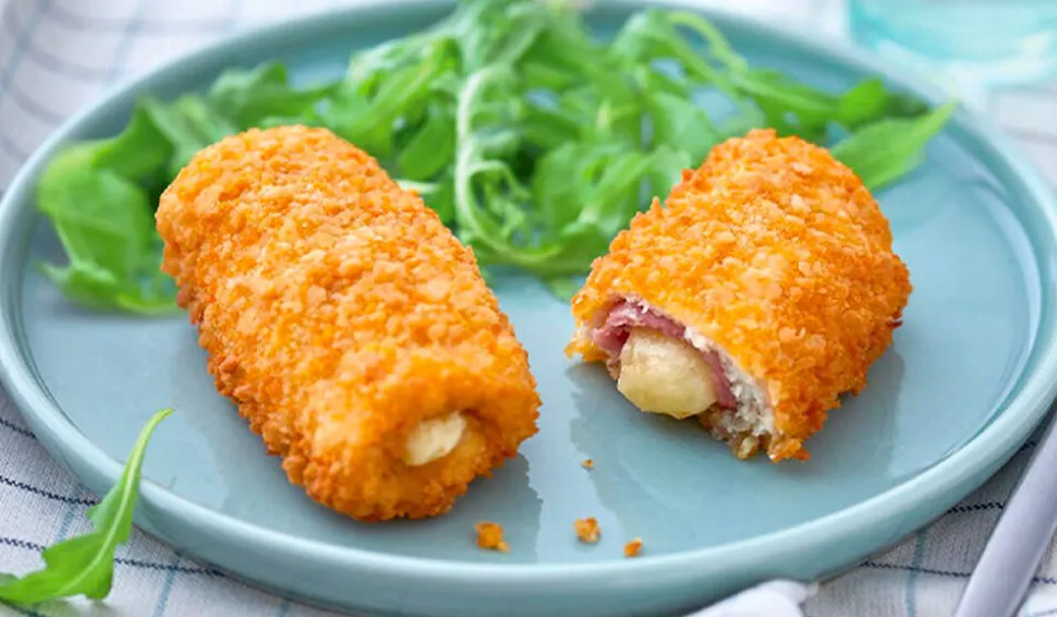 2 chicken rolls