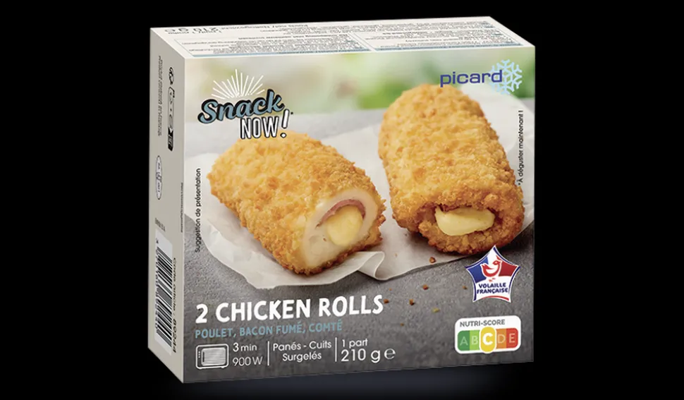 2 chicken rolls