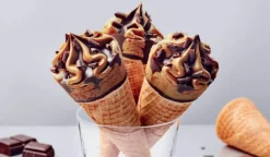 6 cônes chocolat