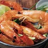 8 crevettes tropicales crues "Gambas" Label R. ASC