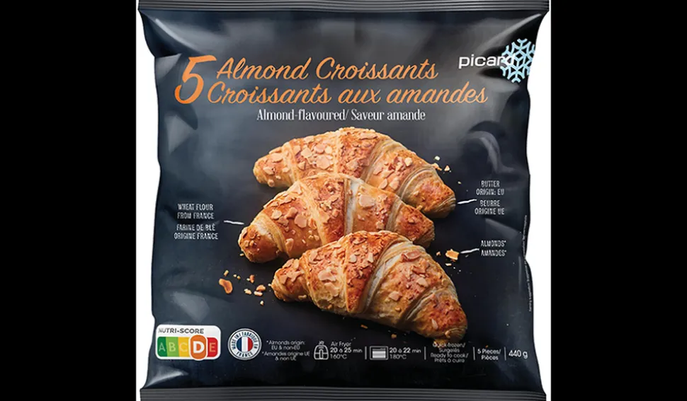 5 croissants aux amandes