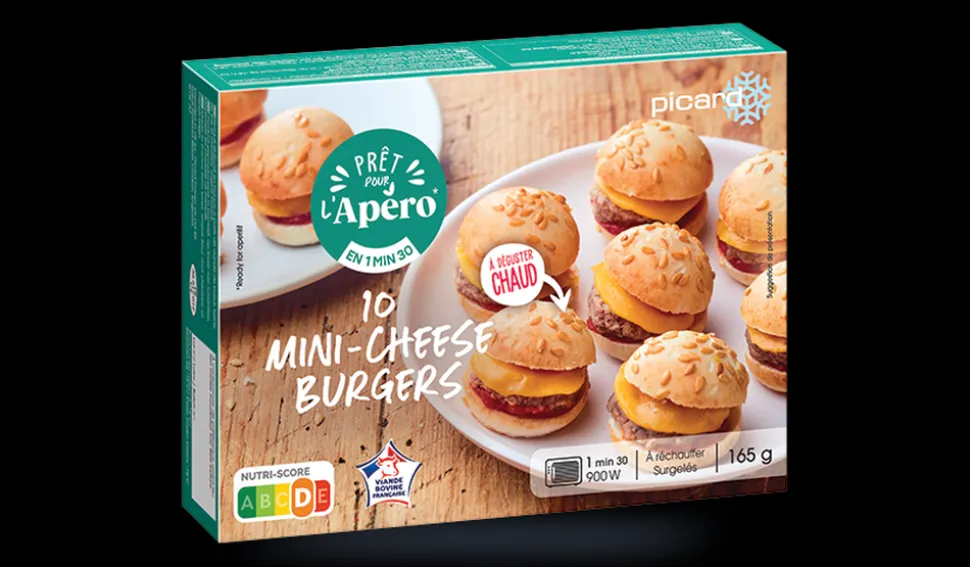 10 mini cheeseburgers