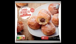 8 mini-beignets coeur chocolat-noisette