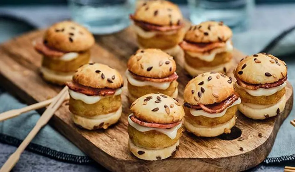 8 mini-burgers à la montagnarde