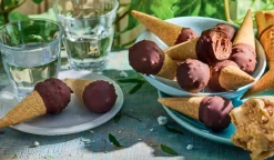10 mini-cônes chocolat