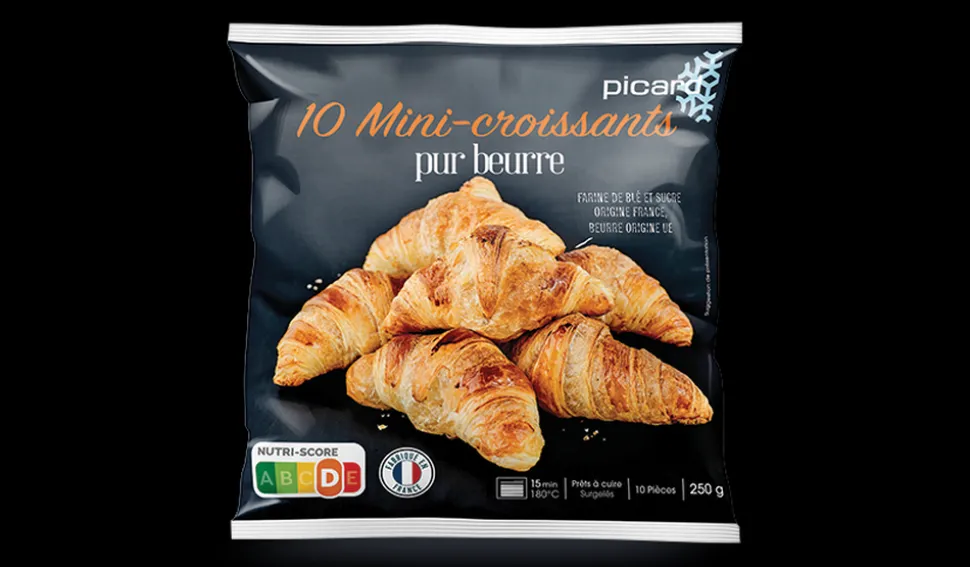 10 mini-croissants, pur beurre