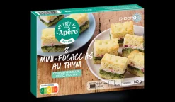8 mini-focaccias au thym