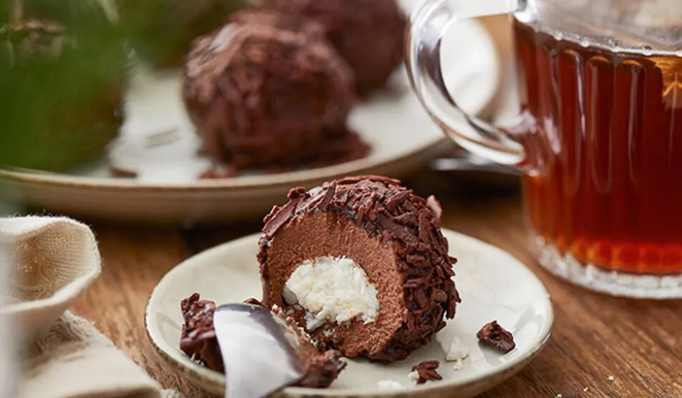 6 mini-merveilleux au chocolat