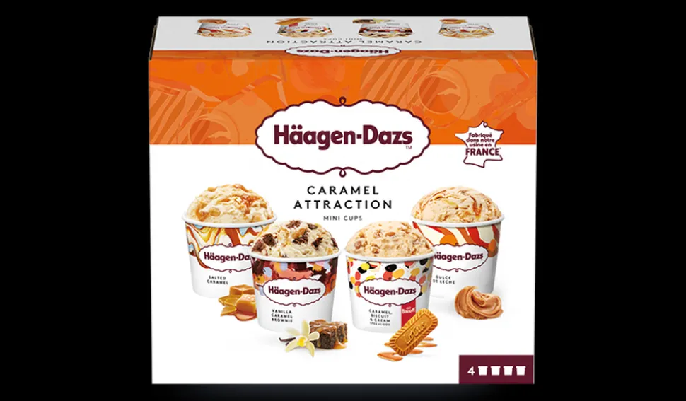 4 Mini-pots Caramel Attraction