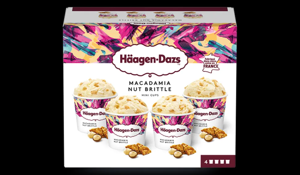 4 Mini-pots Macadamia Nut Brittle