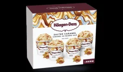 4 mini-pots Salted caramel H Dazs