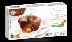 2 moelleux chocolat caramel au beurre salé