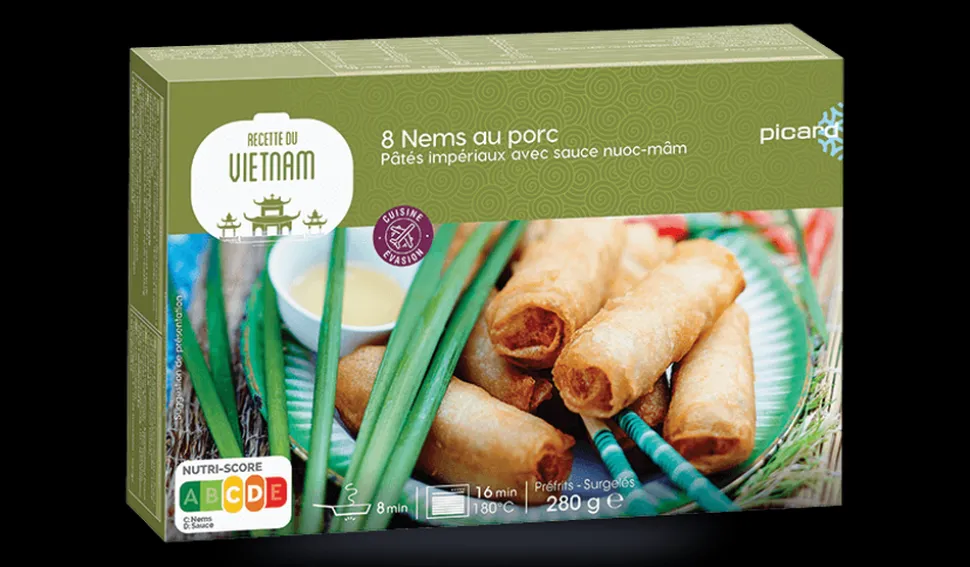 8 nems au porc