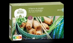 8 nems au poulet avec sauce nuoc-mâm