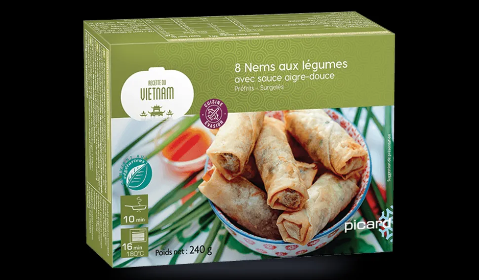8 nems aux légumes