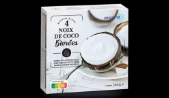 4 noix de coco givrées