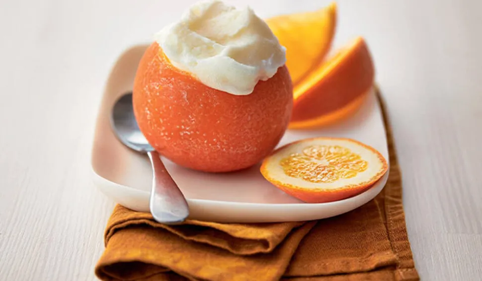 4 oranges givrées