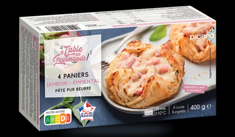 4 paniers jambon-emmental