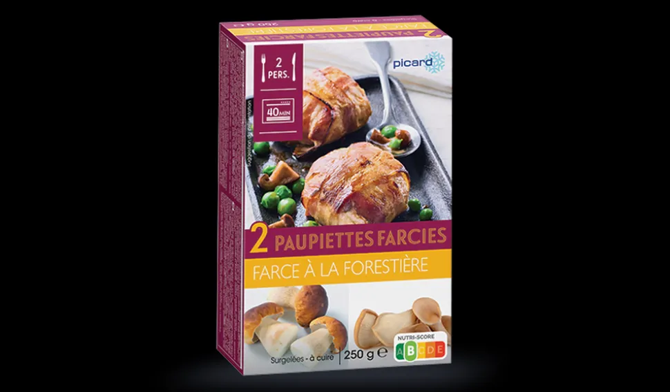 2 paupiettes à la forestière