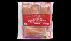 4 pavés de saumon atlantique, élevé en Norvège
