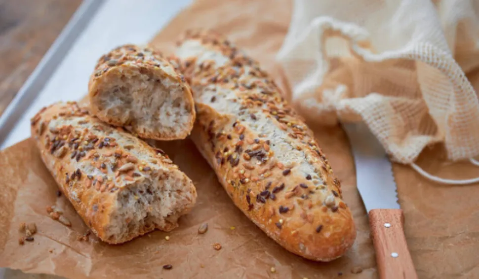 2 petites baguettes céréales bio
