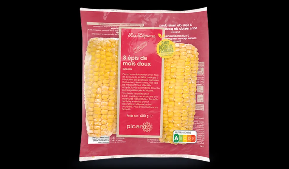 3 épis maïs doux sans résidu de pesticides Espagne