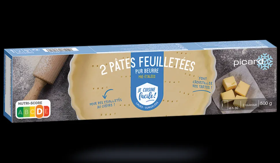 2 pâtes feuilletées pur beurre pré-étalées