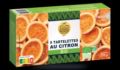 9 tartelettes au citron bio