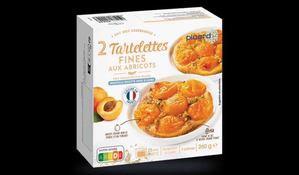 2 tartelettes fines aux abricots