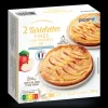 2 tartelettes fines aux pommes