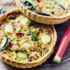 2 tartes bio courgette tomate féta AOP