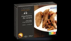Aiguillettes de canard marinées à la forestière