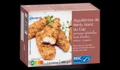 Aiguillettes de merlu blanc du Cap panure