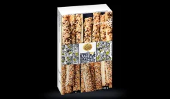 Assortiment de sticks feuilletés graines-fromages