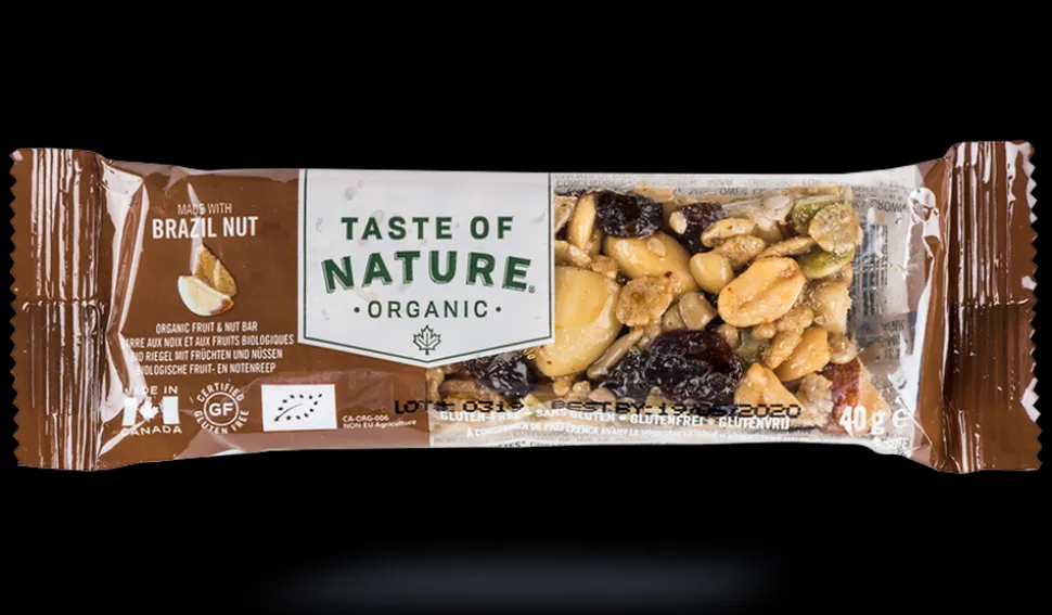 Barre aux noix aux fruits biologiques, Brazil nuts
