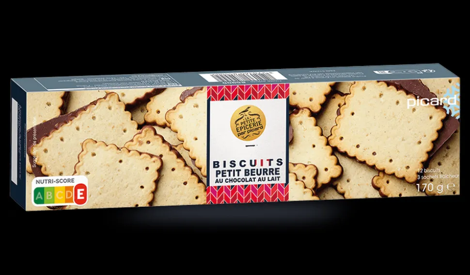 Biscuits petit-beurre au chocolat au lait