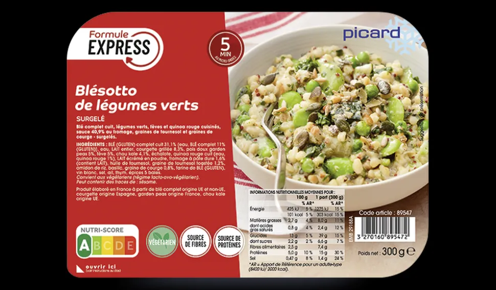 Blésotto de légumes verts