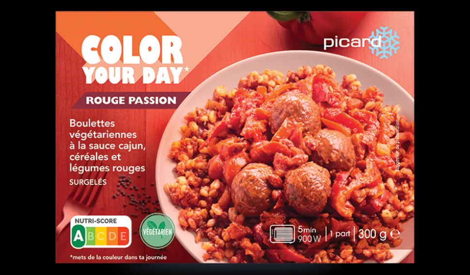 Boulettes végétariennes sauce cajun légumes rouges