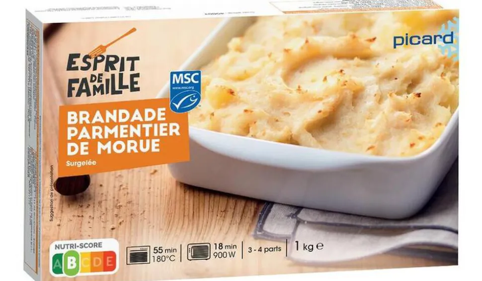 Brandade parmentier de morue MSC