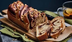 Brioche babka chocolat noisette, 6 parts