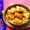 Butter chicken et riz pilaf