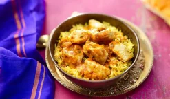 Butter chicken et riz pilaf