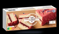 Cake vanille framboise façon rocher