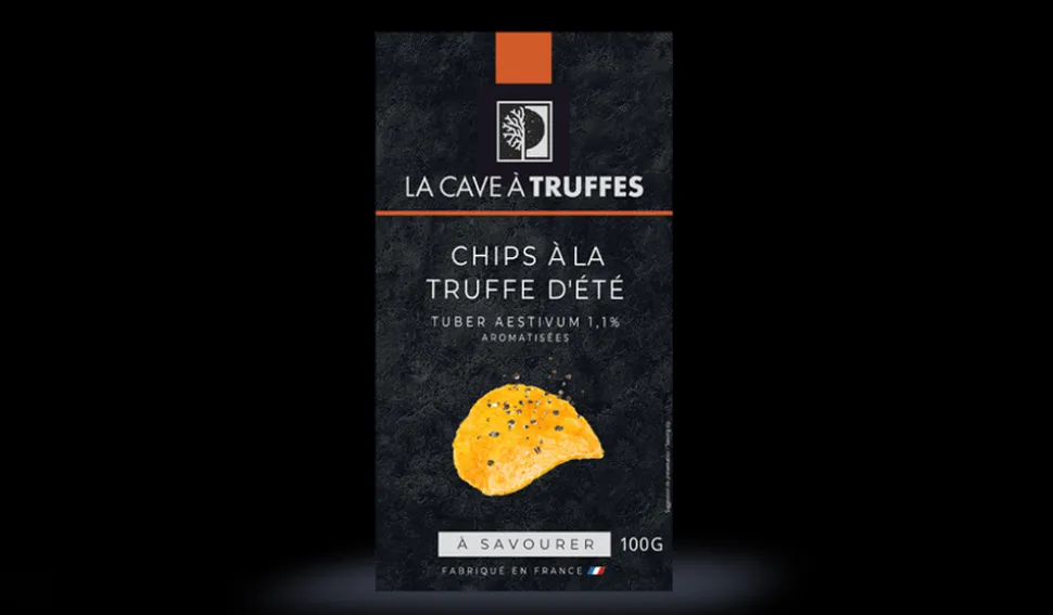 Chips à la truffe d'été Tuber aestivum 1,1% aromatisées