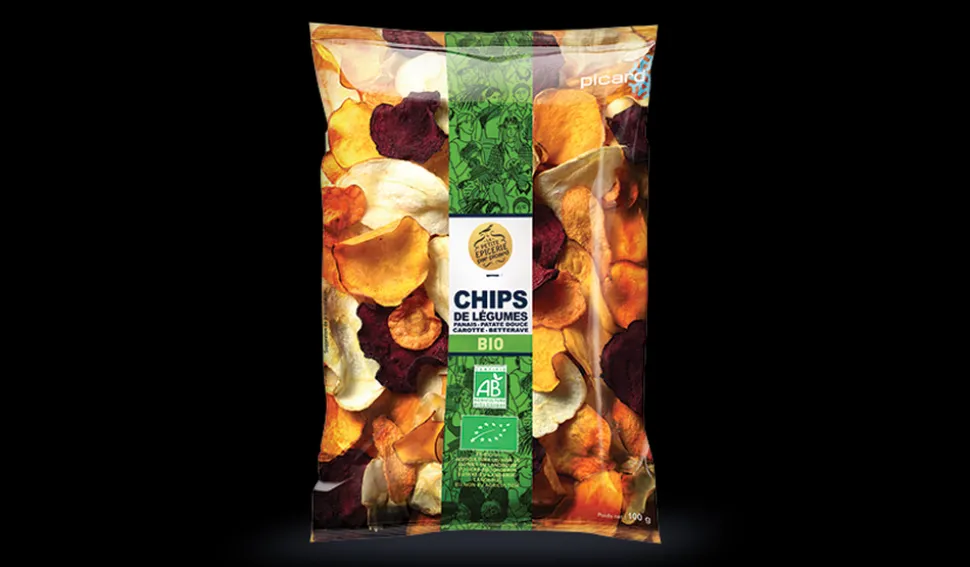 Chips de légumes bio