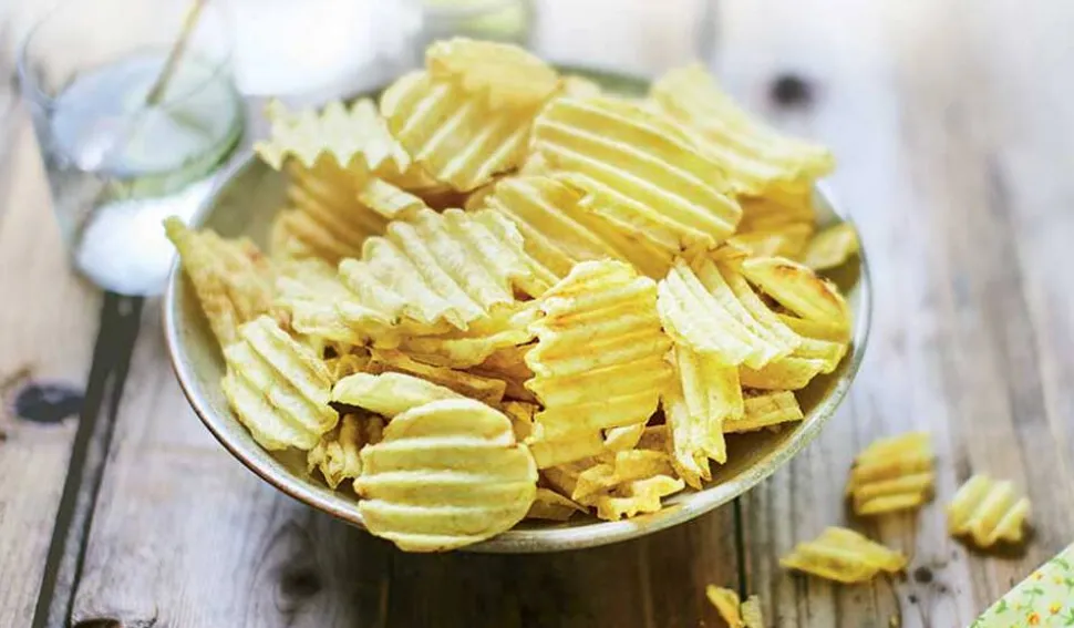 Chips de pommes de terre bio