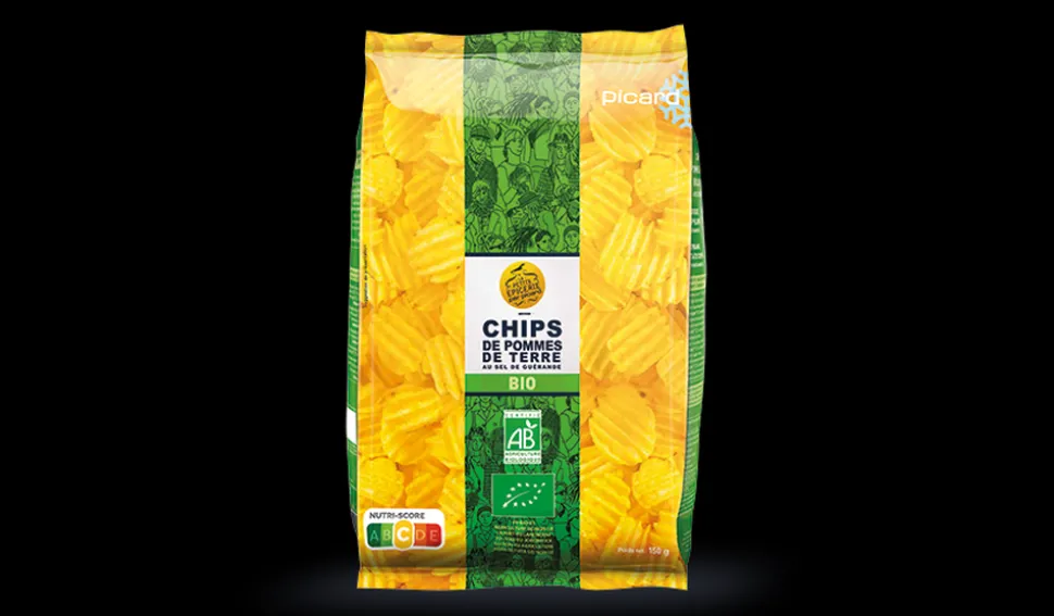 Chips de pommes de terre bio